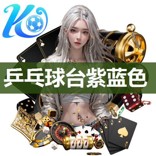 乒乓球台紫蓝色