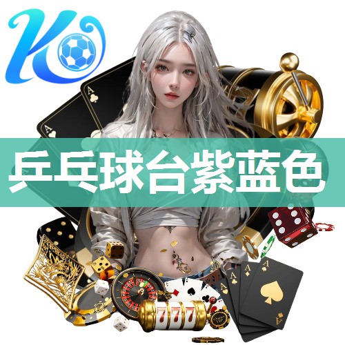 乒乓球台紫蓝色