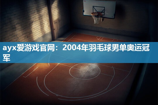 2004年羽毛球男单奥运冠军