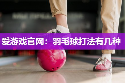 羽毛球打法有几种
