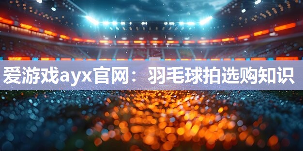 羽毛球拍选购知识